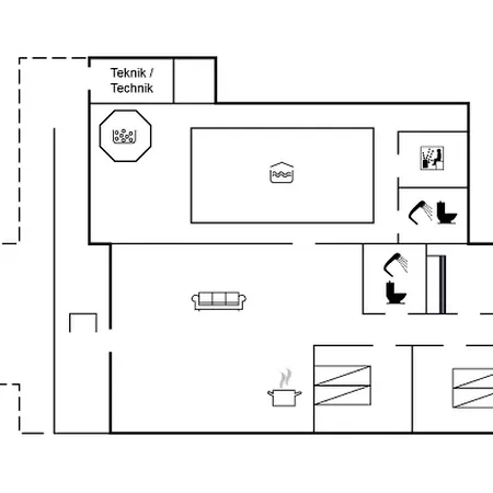 Hébergement de vacances Tascha - 1-5km From The Sea By Interhome Vejers Strand